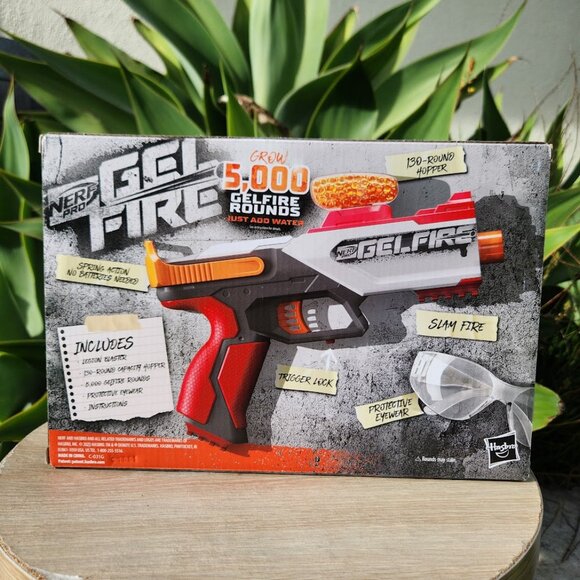 Nerf Pro Gelfire Legion Spring Action Blaster Gun 5000 Rounds 130 Hopper, Protec - Picture 7 of 16